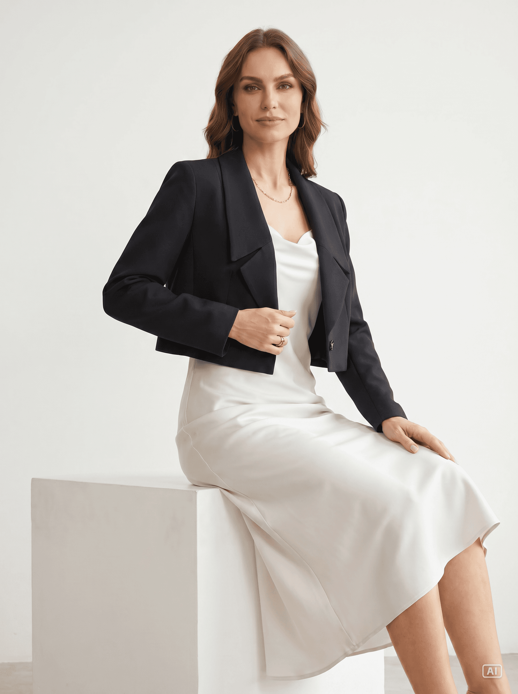 Mini Blazer Siyah