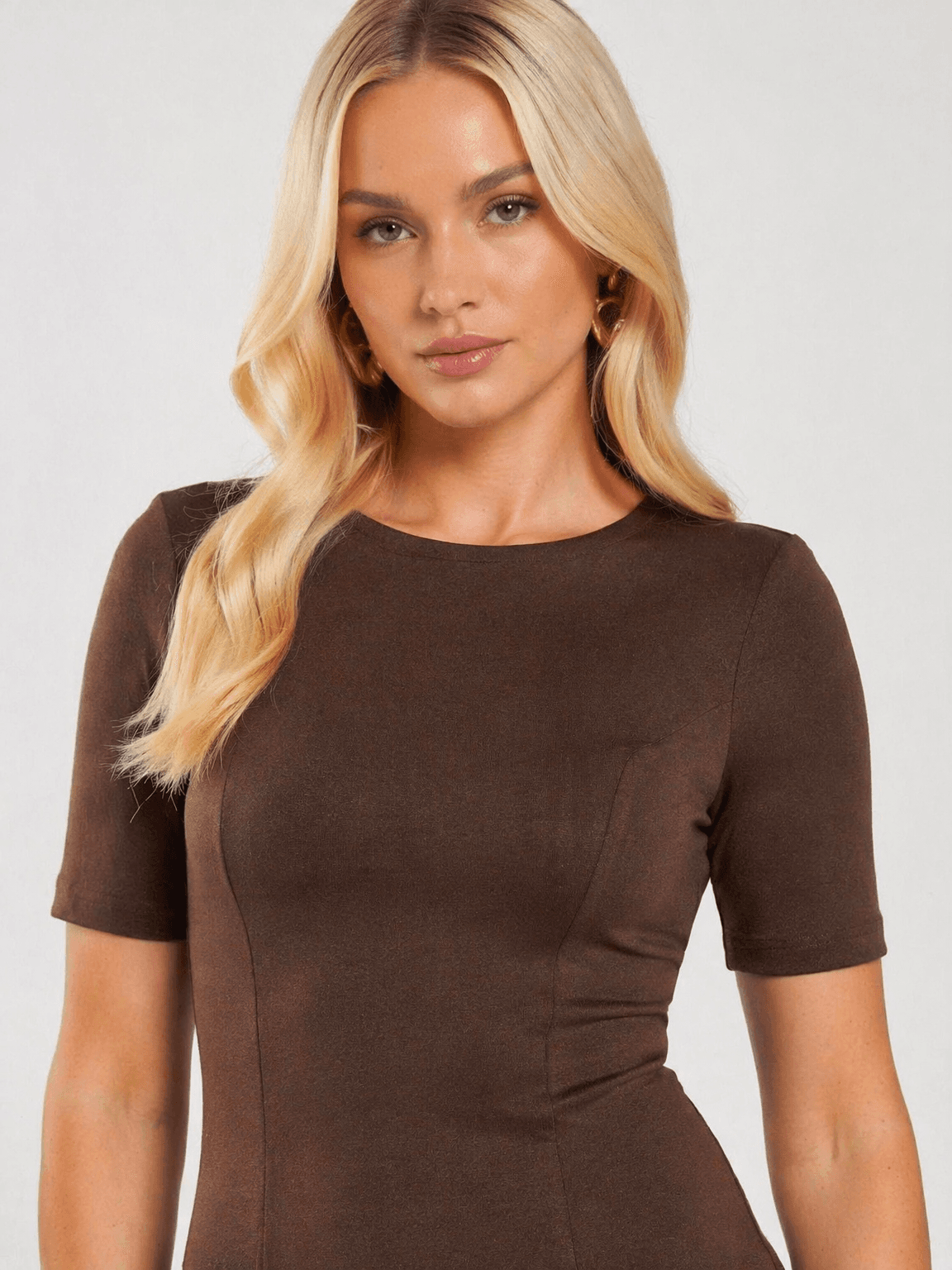 Basic Elbise kahve